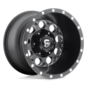 Fuel – D525 REVOLVER – Black – 15″x10″ -43mm – Summer Wheels – D52515008337